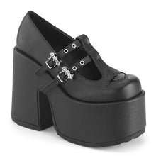 Load image into Gallery viewer, Zapatos con plataforma Demonia CAMEL-55 Negro Piel vegana