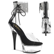 Carregar imagem no visualizador da galeria, Tacones Pleaser CAPTIVA-624RS Transparente Negro