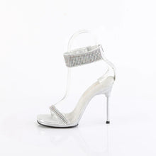 Cargar imagen en el visor de la galería, Tacones Fabulicious CHIC-40 Plata Shimmery Fabric
