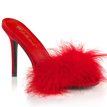 Cargar imagen en el visor de la galería, Tacones Fabulicious CLASSIQUE-01F Rojo Pu Fur