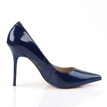 Load image into Gallery viewer, Zapatos Pleaser CLASSIQUE-20 Navy Azul Charol