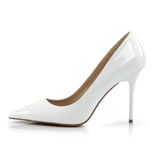 Carregar imagem no visualizador da galeria, Zapatos Pleaser CLASSIQUE-20 Blanco Charol
