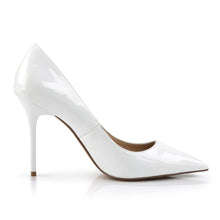 Carregar imagem no visualizador da galeria, Zapatos Pleaser CLASSIQUE-20 Blanco Charol