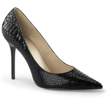 Cargar imagen en el visor de la galería, Zapatos Pleaser CLASSIQUE-20SP Negro Snake Print