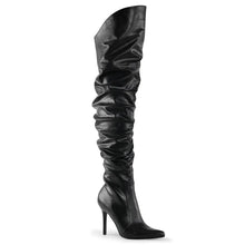 Cargar imagen en el visor de la galería, Tacones Pleaser CLASSIQUE-3011 Negro Piel Sintética