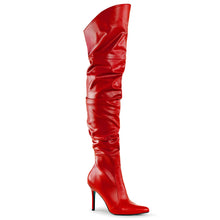 Cargar imagen en el visor de la galería, Tacones Pleaser CLASSIQUE-3011 Rojo Piel Sintética