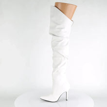 Cargar imagen en el visor de la galería, Tacones Pleaser CLASSIQUE-3011 Blanco Piel Sintética