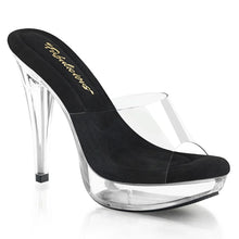 Cargar imagen en el visor de la galería, Tacones Fabulicious COCKTAIL-501 Transparente Negro