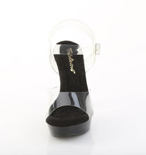 Carregar imagem no visualizador da galeria, Sapatos de salto alto Fabulicious COCKTAIL-508 - Transparente / Preto
