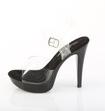 Carregar imagem no visualizador da galeria, Sapatos de salto alto Fabulicious COCKTAIL-508 - Transparente / Preto