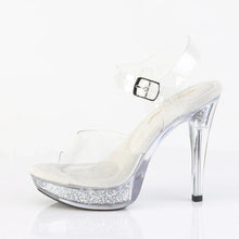 Cargar imagen en el visor de la galería, Tacones Fabulicious COCKTAIL-508RSI Transparente Plata
