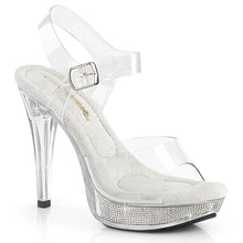 Cargar imagen en el visor de la galería, Tacones Fabulicious COCKTAIL-508SRSI Transparente Plata