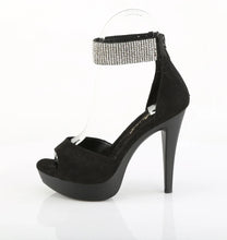 Cargar imagen en el visor de la galería, Tacones Fabulicious COCKTAIL-525 Negro Faux Suede