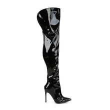 Cargar imagen en el visor de la galería, Tacones Pleaser COURTLY-3012 Negro Charolent