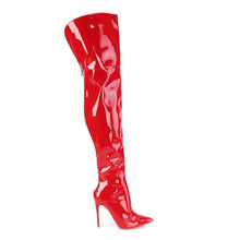 Cargar imagen en el visor de la galería, Tacones Pleaser COURTLY-3012 Rojo Charolent