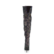 Load image into Gallery viewer, Tacones Pleaser COURTLY-3015 Negro Purpurina