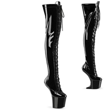 Load image into Gallery viewer, Tacones Pleaser CRAZE-3023 Negro Charol