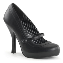 Load image into Gallery viewer, Tacones Pin Up Couture CUTIEPIE-02 Negro Pu