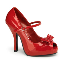 Load image into Gallery viewer, Tacones Pin Up Couture CUTIEPIE-08 Rojo Charol