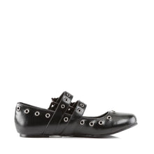 Load image into Gallery viewer, Zapatos planos Demonia DAISY-03 Negro Piel vegana