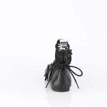 Cargar imagen en el visor de la galería, Zapatos planos Demonia DAISY-11 Negro Piel vegana