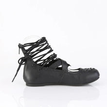 Cargar imagen en el visor de la galería, Zapatos planos Demonia DAISY-11 Negro Piel vegana