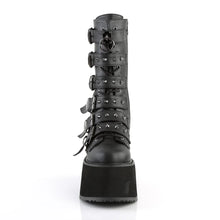Load image into Gallery viewer, Botas Demonia DAMNED-225 Negro Piel vegana