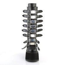Load image into Gallery viewer, Botas Demonia DAMNED-318 Negro Piel vegana
