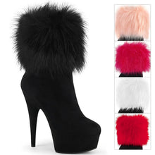 Cargar imagen en el visor de la galería, Tacones Pleaser DELIGHT-1000 Negro Faux Suede