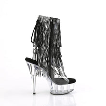 Cargar imagen en el visor de la galería, Tacones Pleaser DELIGHT-1017RSF Transparente Negro