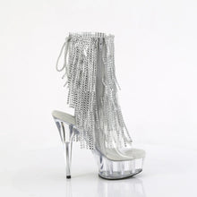 Cargar imagen en el visor de la galería, Tacones Pleaser DELIGHT-1017RSF Transparente Plata
