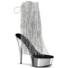 Cargar imagen en el visor de la galería, Tacones Pleaser DELIGHT-1017RSF Transparente Plata Cromo