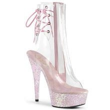 Carregar imagem no visualizador da galeria, Tacones Pleaser DELIGHT-1018C Transparente Opal Purpurina