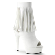 Cargar imagen en el visor de la galería, Tacones Pleaser DELIGHT-1019 Blanco Piel Sintética