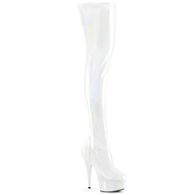 Carregar imagem no visualizador da galeria, Tacones Pleaser DELIGHT-3000HWR Blanco Hologram Charol