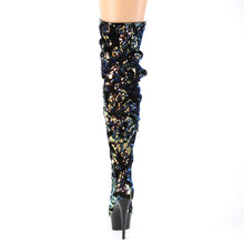 Cargar imagen en el visor de la galería, Tacones Pleaser DELIGHT-3004 Azul Iridescent Sequins