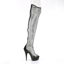 Cargar imagen en el visor de la galería, Tacones Pleaser DELIGHT-3009 Negro Faux Suede
