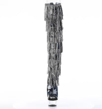 Cargar imagen en el visor de la galería, Tacones Pleaser DELIGHT-3017HG-RSF Negro Holo Charol