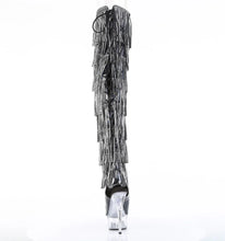 Cargar imagen en el visor de la galería, Tacones Pleaser DELIGHT-3017HG-RSF Negro Holo Charol