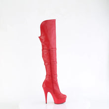 Cargar imagen en el visor de la galería, Tacones Pleaser DELIGHT-3018 Rojo Str. Piel