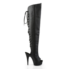 Cargar imagen en el visor de la galería, Tacones Pleaser DELIGHT-3019 Negro Piel Sintética