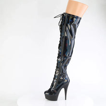 Cargar imagen en el visor de la galería, Tacones Pleaser DELIGHT-3029 Negro Str Hologram