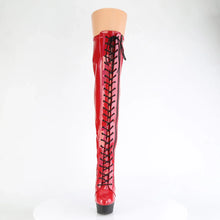 Carregar imagem no visualizador da galeria, Tacones Pleaser DELIGHT-3029 Rojo Str Hologram