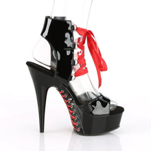 Cargar imagen en el visor de la galería, Tacones Pleaser DELIGHT-600-14FH Negro Charol