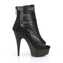 Cargar imagen en el visor de la galería, Tacones Pleaser DELIGHT-600-27LC Negro Piel Sintética