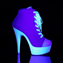 Cargar imagen en el visor de la galería, Tacones Pleaser DELIGHT-600SK-02 Rosa Canvas Neon