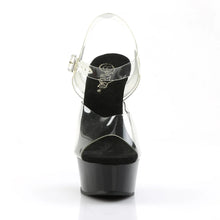 Carregar imagem no visualizador da galeria, Tacones Pleaser DELIGHT-608 Transparente Negro
