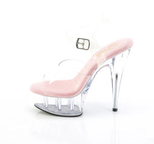 Load image into Gallery viewer, Tacones Pleaser DELIGHT-608 Transparente B. Rosa