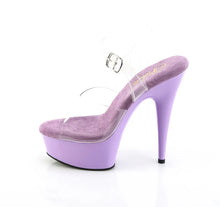 Load image into Gallery viewer, Tacones Pleaser DELIGHT-608 Transparente Lavanda