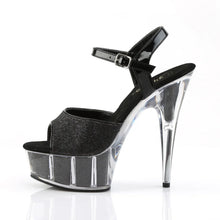Cargar imagen en el visor de la galería, Tacones Pleaser DELIGHT-609-5G Negro Gltr